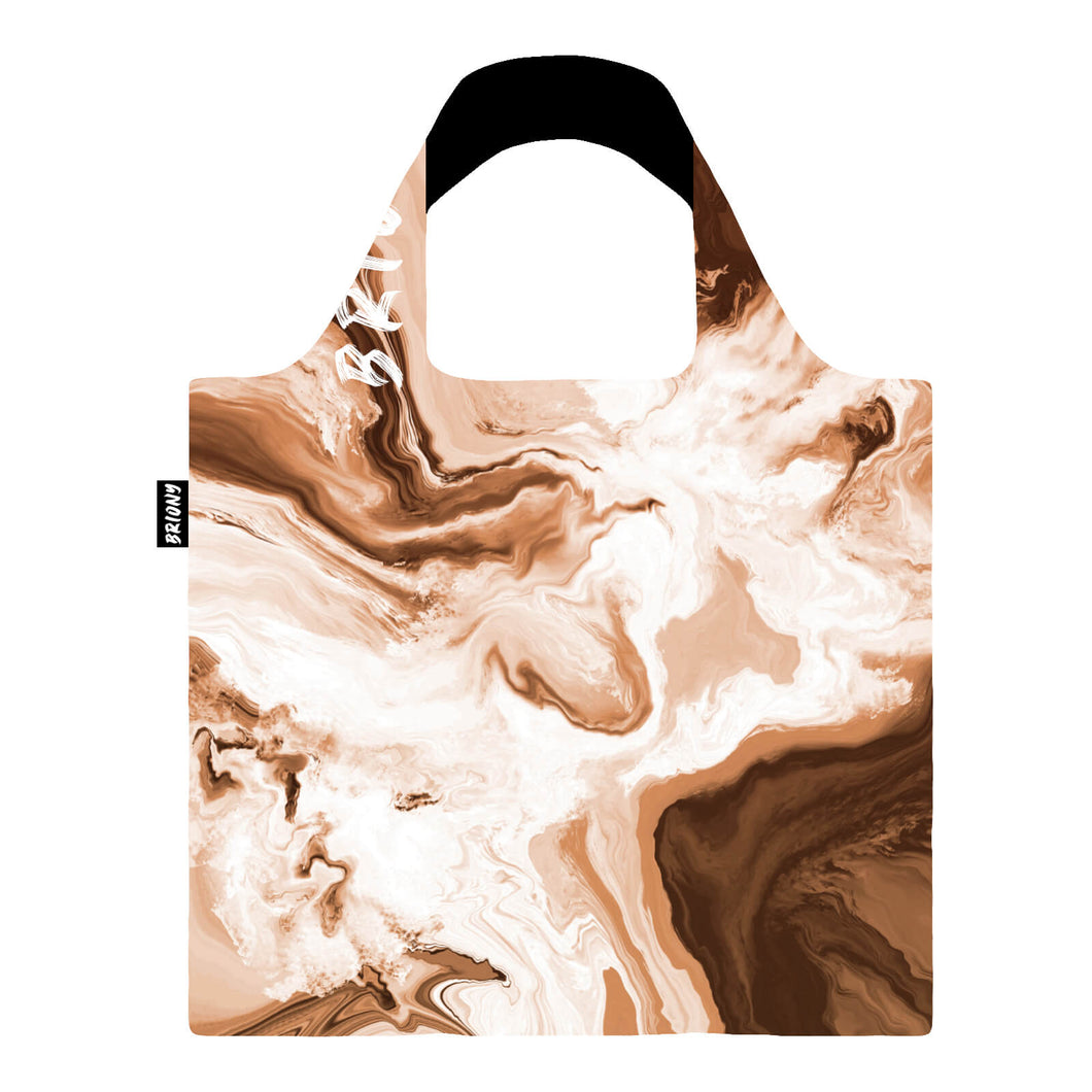 Brown Liquid Shopping Bag