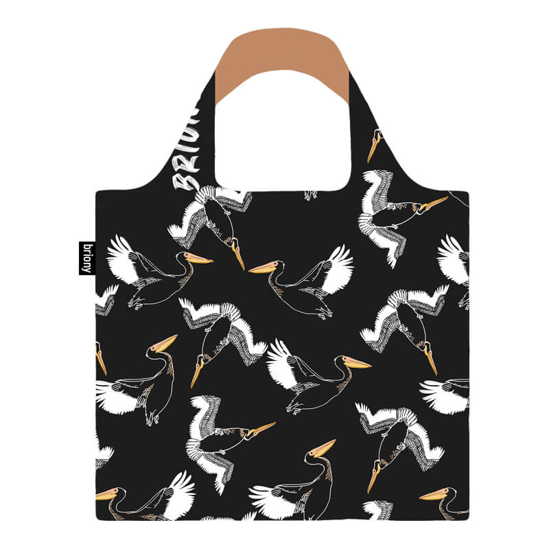 Black Pelican Shopping Bag