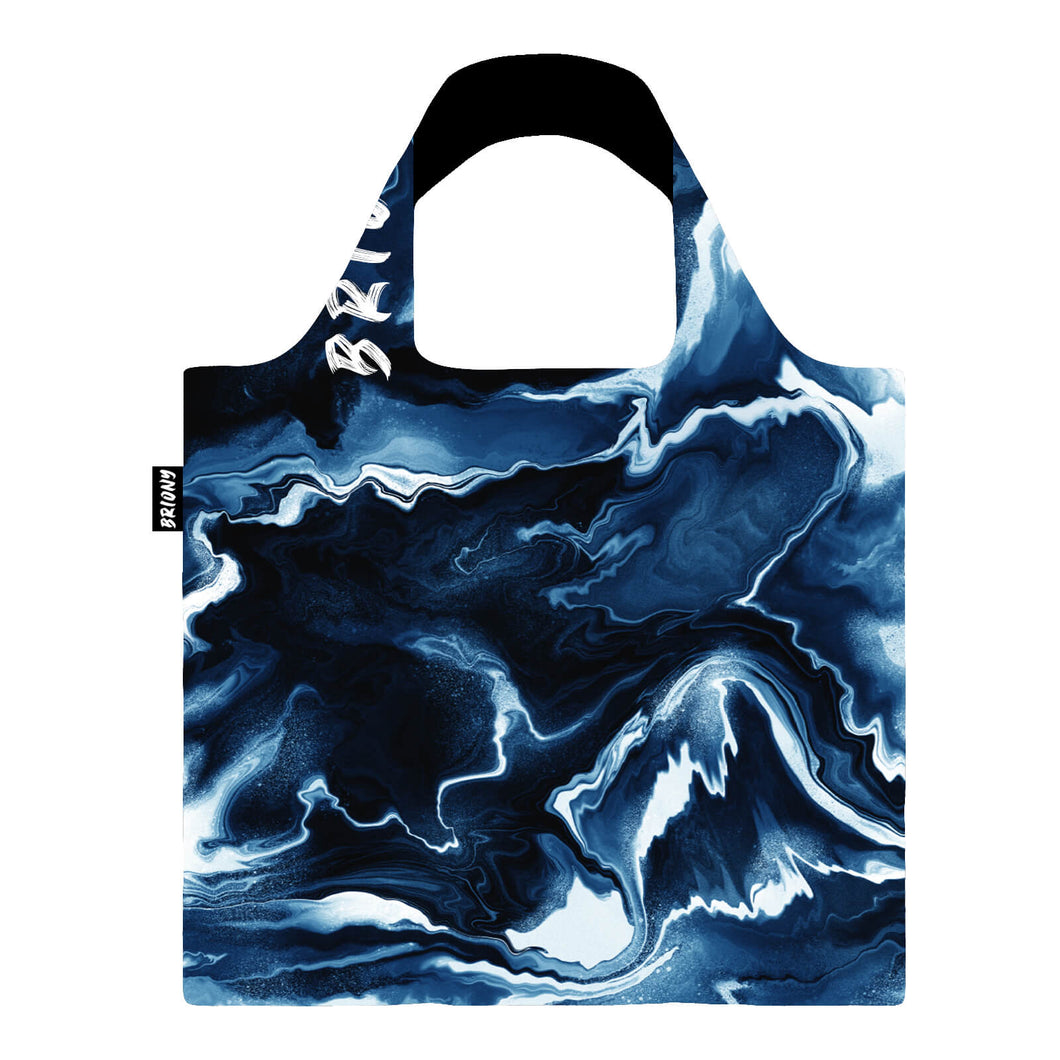 Blue Liquid Shopping Bag