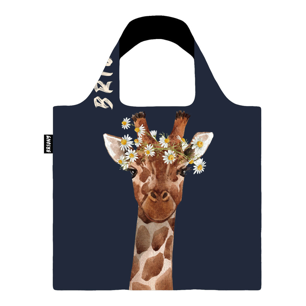 Giraffe Face Shopping Bag