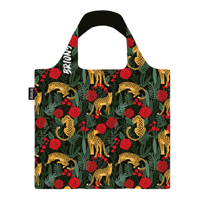 Leopard & Roses Shopping Bag