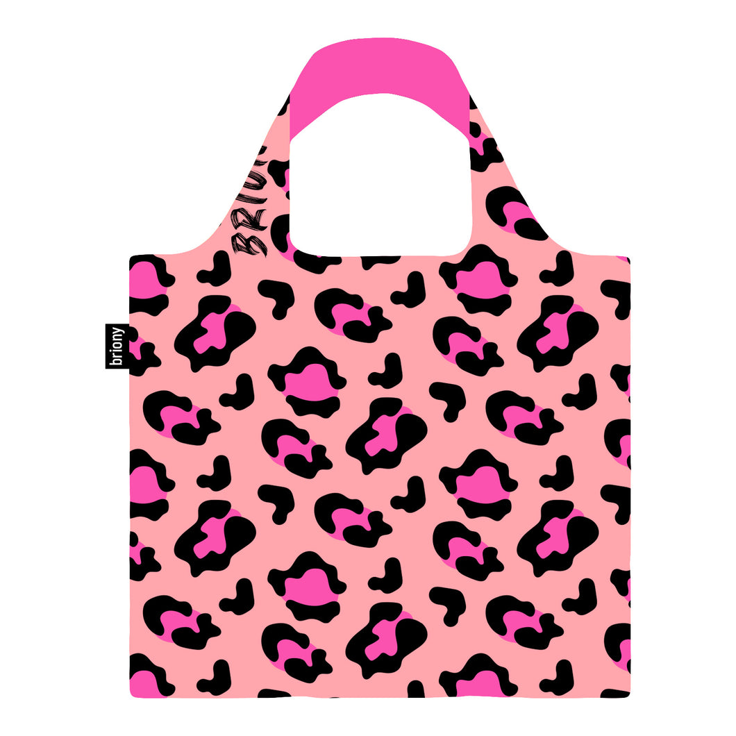 Pink Leopard Shopping Bag