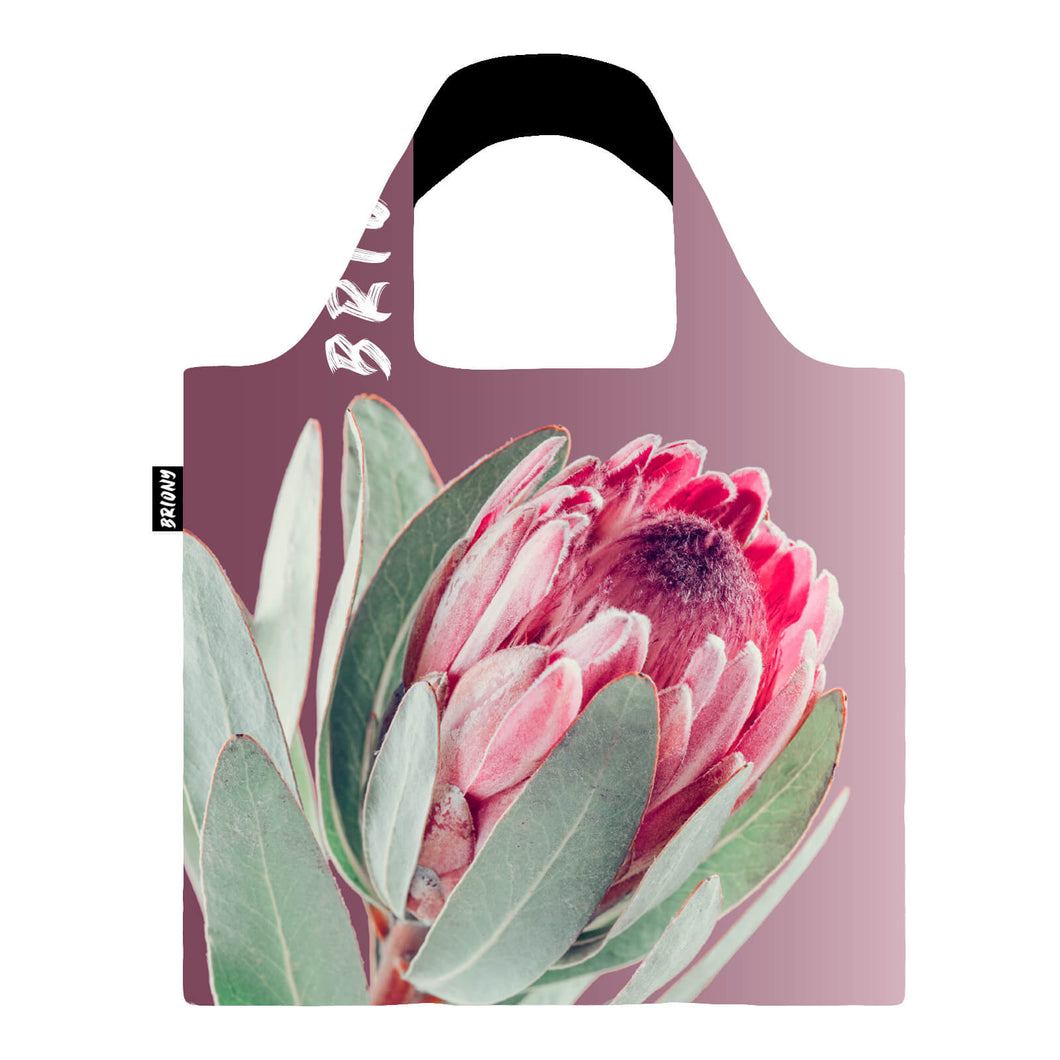 Pink Protea Shopping Bag